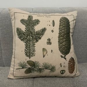 17x17 pine throw pillows